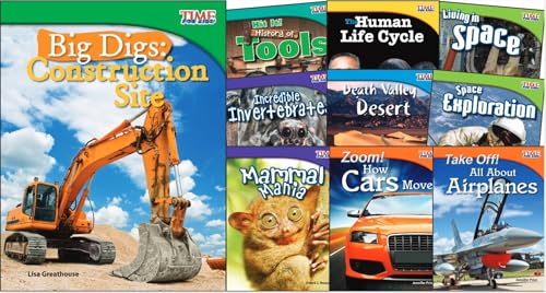 TIME FOR KIDS STEM 3rd Grade Book Set – 10 Unique Children’s Books - Spark an interest in science, technology, engineering and math with engaging non-fiction books that third grade kids will want to read! Great for classroom or home use.