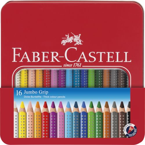 Faber - Castell Jumbo Grip Colour Pencils Tin