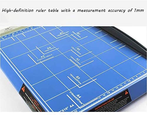 Yesmya Paper Cutter Rotary Trimmer Paper Cutter, A4 Manual Cutter, Small-Scale Office Household Mobile Phone Film Cutting Knife, School Handmade Postcard Trimmer