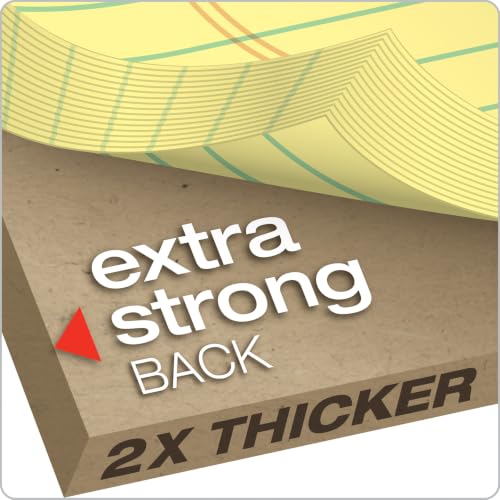 Tops Docket Gold, Yellow Legal Pads, 50 Sheets, 12 Pack, 8.5 x 14 Inch