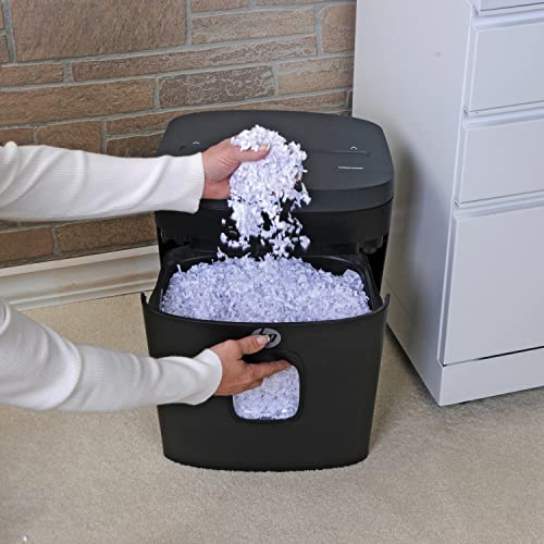 HP - Micro Cut Paper Shredder, 12-Sheet with Slide Top for Office
