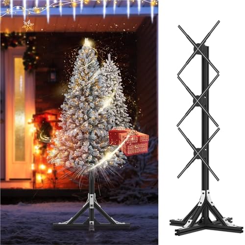Vertical Advertising Machine Rotating Projection Display Simulation Christmas Tree Arrangement Decorative Ambient Lighting 3D