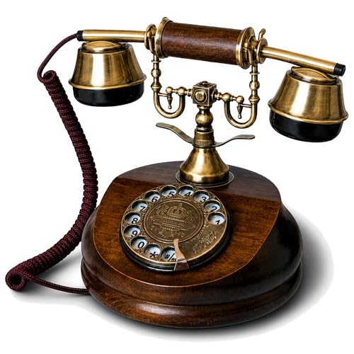 Opis Technology 1921 Cable Model A Real Wood Rotary Desktop Telephone