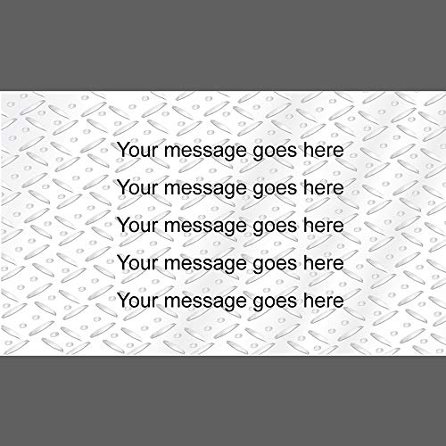 Impactonlineprinting Custom Premium Business Cards, Available (250pcs to 2,500pcs), Full Color 2 Sides - Metal Panel, 16pt Cover Stock (350gsm-Thick Paper), Made in the USA