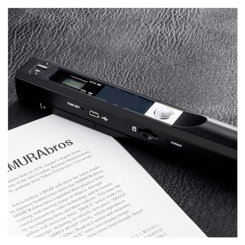 Handheld Scanner A4 Document Book Pen Scanner, Scanner Portable Colorful Scanner 900DPI JPG PDF Support