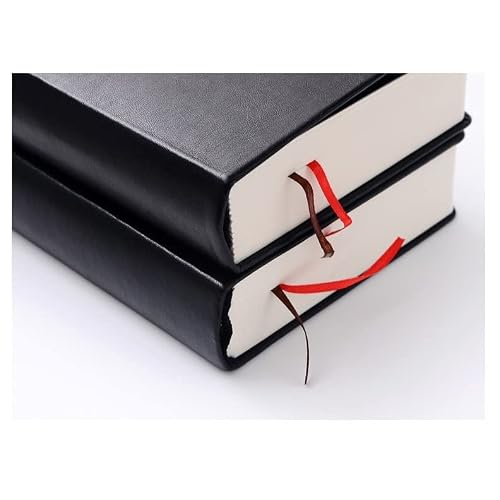 GFHSKRPL Thick Paper Notebook Notepad Leather Bible Custom Diary Book Journals Agenda Planner School Office Stationery Supplies(D)