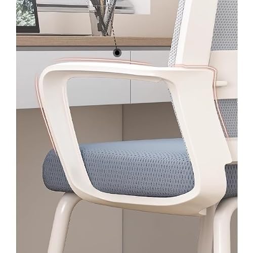 Office Chair Office Chair, Ergonomic Desk, Middle Back Breathable Mesh Home Adjustable(Black)