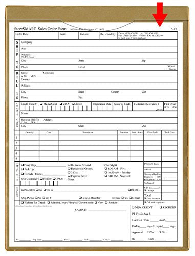 StoreSMART - Plastic File Jackets - Magnetic - Gold 150-Pack - Open Short Side - FJ85SML-PQGOLD-150