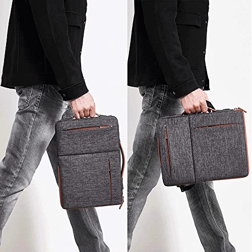 LLLSSS Multi-use Strap Laptop Sleeve Bag with 2 Handle Laptop Shockproof Computer Notebook Bag(E,13-inch)