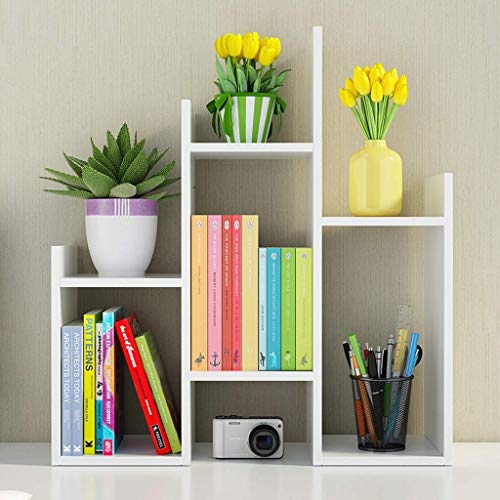 Desktop Bookshelf Floor Display Stand Bookshelf Desktop Book Shelf Desktop Storage Box Documents Books Storage Multi-Layer Finishing Rack Industrial Bookshelf (Color : B)