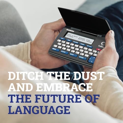 Franklin Collins English Digital Dictionary Express Edition - Your Language Companion with Thesaurus, Games, Converters with Synonyms and Antonyms - Electronic