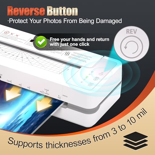 Chilino 13" 4-Roller Commercial 11x17 Laminator Machine,3-10 Mil Thickness