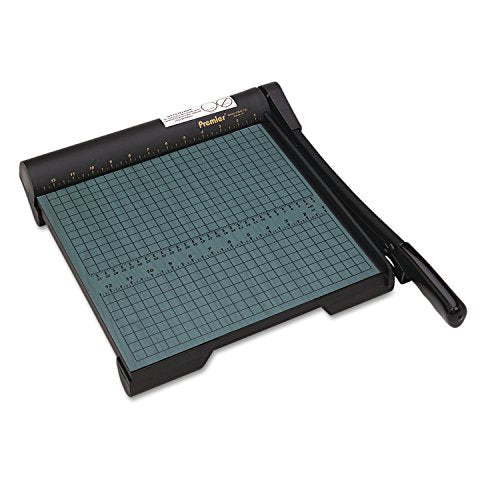 Martin Yale W12 Premier Heavy-Duty Green Board Wood Trimmer, Cut Up To 20 Sheets at One Time, Steel Blades, 12 Inches, Green
