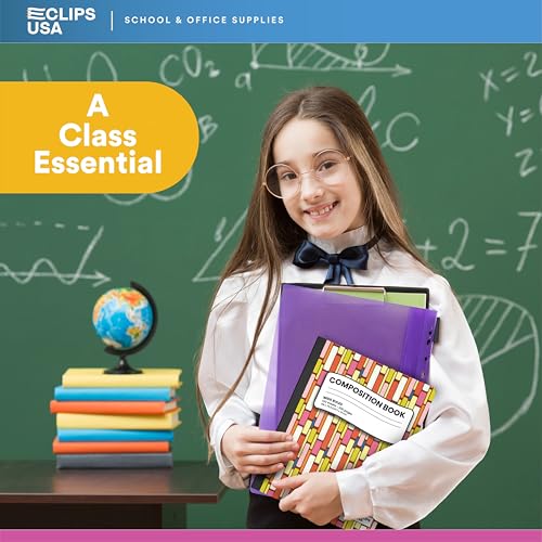 Composition Notebooks Wide Ruled Composition Notebook Hard Cover Composition Notebook 3 Geometric Design Colors 100 Sheets 9.75″ x 7.50″ (48 Pack)