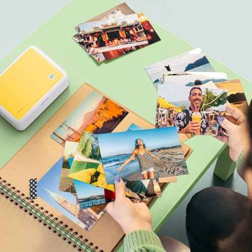 YOTON Photo Printer, Picture Printer with 54 Sheets (4"x6") & 1 Ink Ribbon