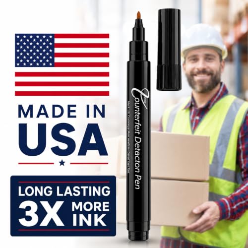 Dri Mark CFD50PK Counterfeit Bill Detector Marker Pen, Made in The USA, 50 Count
