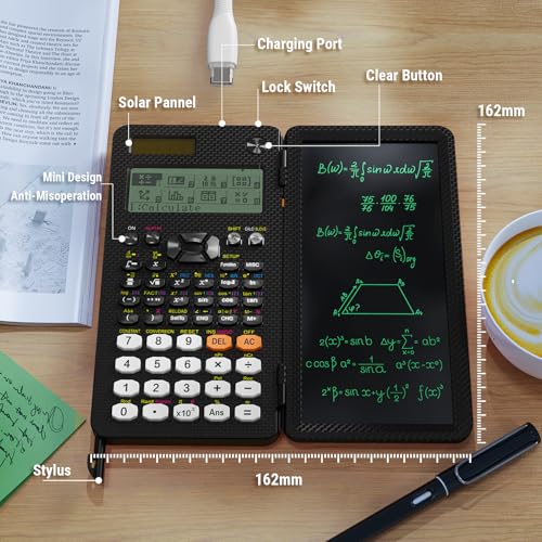 991EX Scientific Calculator 552 Functions 6-Line Display for High School
