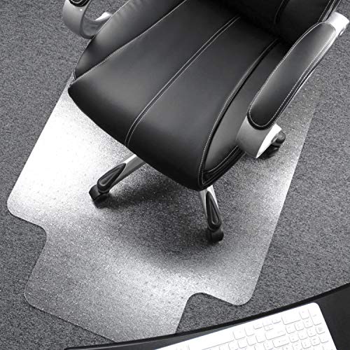 Floortex Poly Rctglr Lipped ChairMat Plush Pile Carpet48X53 (FR1113427LR)