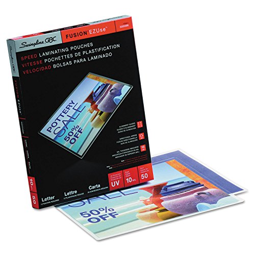 Swingline GBC 3200599 Fusion EZUse Premium Laminating Pouches 10 mil 11 1/2 x 9 50/Box