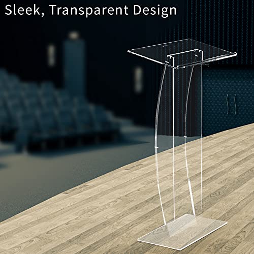 VIVO Acrylic 46 in High Podium Stand, Stand-PDMA