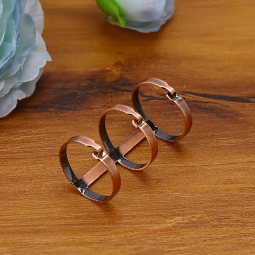 Binder Rings 10Pcs 3 Ring Loose Leaf Binders, Book Rings for Notebook, Diary, Photo Album, Binding for Home School