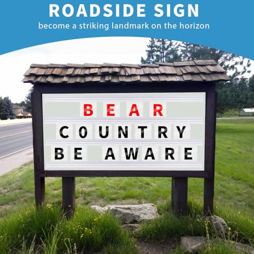 15 Pcs Letter Tracks for Plastic Sign, 40 Inch Clear Plastic Marquee Letter Board Path with Adhesive Backing, Sign Tracks with Changeable Letters, Fit Promotional Poster Board