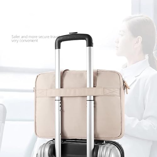 SIDUFHAOPKLL Laptop Bag Ladies Travel Messenger Shoulder Handbag Briefcase(L)