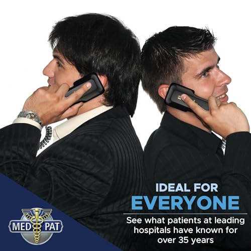 Med-Pat - D2200-2 Can Talk 2 Telephone - Euro Style Twin Handset Telephone with 3 Built in Memory Keys for Enhanced Privacy, w/Ring/in-Use Light Indicator, Landline Phone for Home, Business & Office