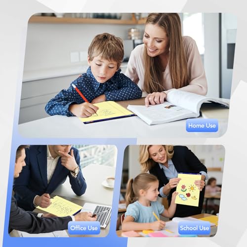 WritePads Legal note pads 8.5"x14" Legal Pads,Wide Ruled,Canary Paper,12 Pack,50 Sheets Per Writing Pad,Micro perforated Writing Pad,BL-LCY50W-12PAD
