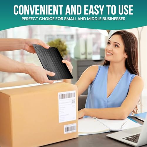 Levex - #0 6" x 10" [1000 Pack] Black Poly Bubble Mailers, Padded Envelope Mailers, Packing Envelope & Mailing Bags for Shipping