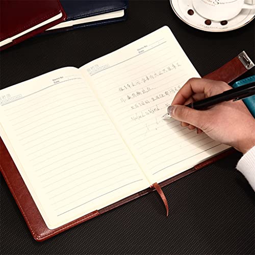 YHdtUO Leather Password Book with Lock Larger Size 21.8Cm X 17.8Cm Writer Lock Journal Lock,D-A5