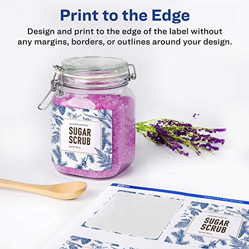 Avery® Printable Durable White Rectangle Labels, Sure Feed® Technology, 4" x 3", Print-to-the-Edge, Waterproof Labels, Laser & Pigment-Based Inkjet Compatible, 400 Total