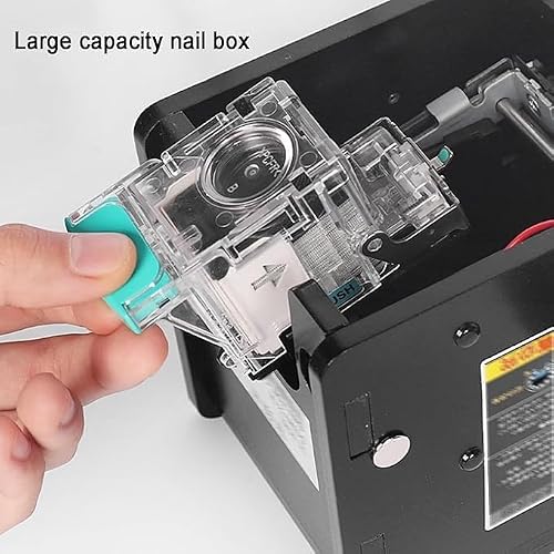 Automatic Electric Stapler with Manual Option,Flat Clinch and Corner Staple Function,Adjustable Paper Depth 1-15mm for Office,Home,School,and Business Use