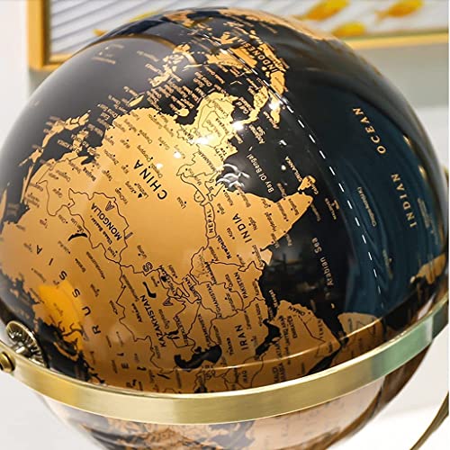 Globes, Retro Mini Globe Office Desktop with Alloy Base 5. Inch(Large B)
