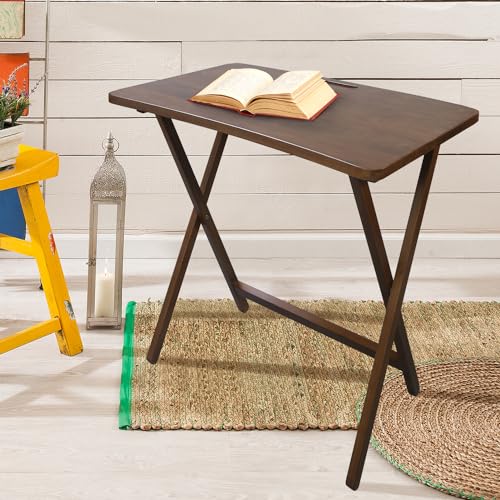 American Trails Arizona Folding Table with Solid American Hardwood - Walnut