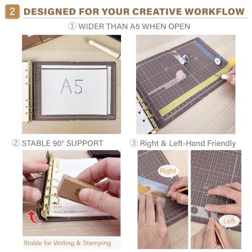 iMAT CraftMate Note Full Set Personal Size 6-Ring Planner Stationery