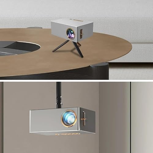 Projector Mini Portable LED 800*480P Resolution Projectors Support Video for Home Outdoor Cinema Movie LCD