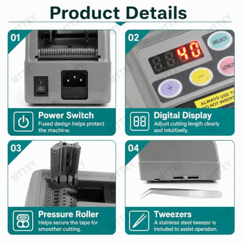 Electric Tape Cutting Machine with Manual & Auto, for Office School Shop