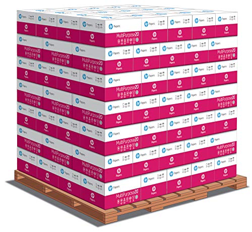 HP Papers | 8.5 x 11 Paper | MultiPurpose 20 lb | 1 Pallet - 112 Cartons (168,000 Sheets) | 96 Bright | Made in USA - FSC Certified | 112530P