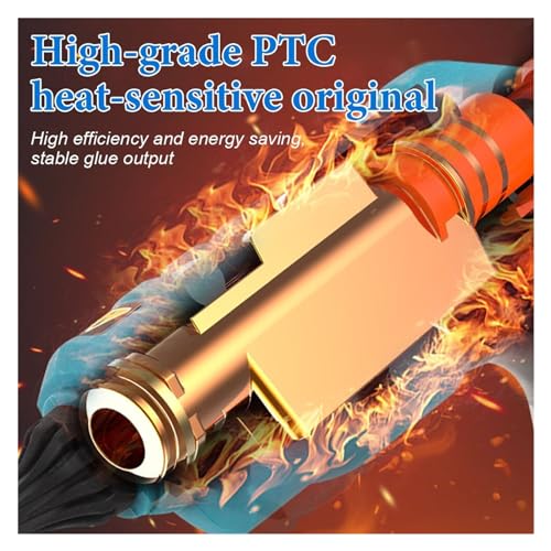 Hot Glue Gun, Hot Silicone Gun 500W Cordless Electric Glue,Cordless hot Glue Gun(No Battery)