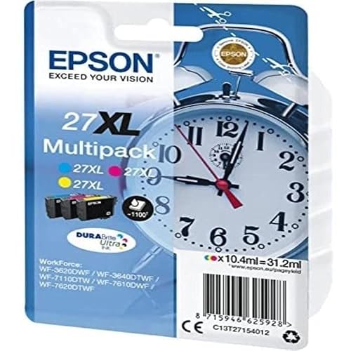 Epson Alarm Clocks Ink Cartridge for WorkForce WF-7620DTWF Series - Yellow/Magenta/Cyan