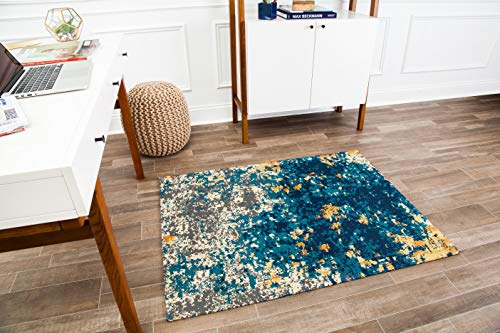 Anji Mountain 48" x 36" Rug'd Office Chair Mat for Carpet & Hardwood Floor