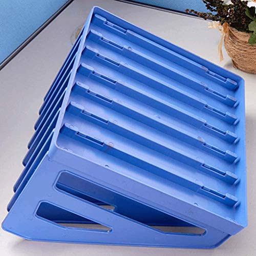 AFPSDLFJDLS Wall File Organizer, Stackable, Letter Size, Document File Stand Book Rack Organizer for School Home