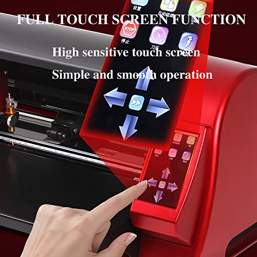 Cutter Machine, 59" Vinyl Cutter Plotter Machine Cutting Printer with Stand, Sign Maker Printing, Cutting and Indentation are Carried Out Synchronously (B)