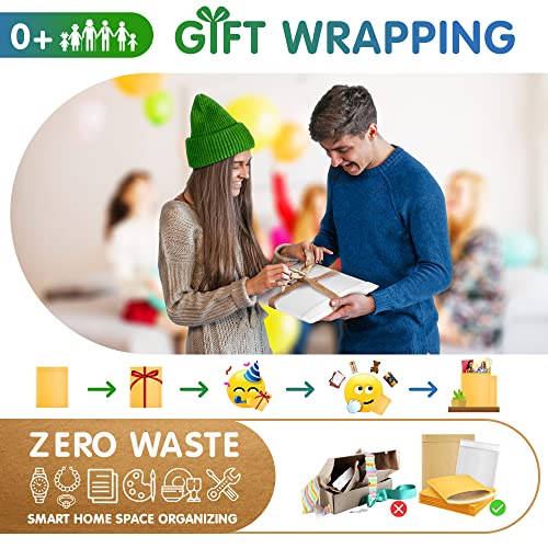 Amiff Kraft Bubble Mailers 14.25 x 20 Inch White, Padded Envelopes Self Seal, Pack of 100, Bubble Lined Kraft Paper Mailing Envelopes for Shipping