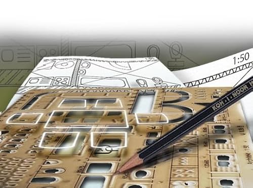 KOH-I-NOOR 0749210001PE Template, Architect, Clear, Brown