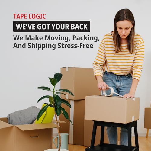 Tape Logic 2" x 110 yds Acrylic Packing Tape 2.2 Mil, Clear (36-Pack) Heavy Duty Packing Tape Rolls for Sealing Boxes at Home, Warehouse, & Office, Supplies for Packaging, Shipping, Moving