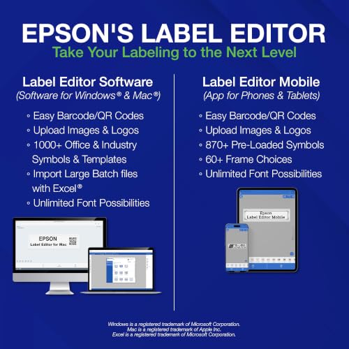 LABELWORKS Epson LW-Z5010PX Industrial Label Printer Kit - Desktop