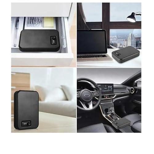 fireproof safe Small Safe Box For Home With Mechanical Lock Hidden Portable Car Box For Home Office And Travel Black