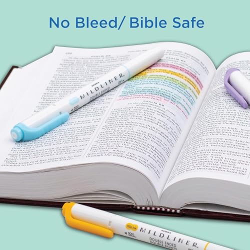 Zebra Pen MILDLINER No Bleed Highlighter, Assorted Colors, Dual Tip, 25-Pk